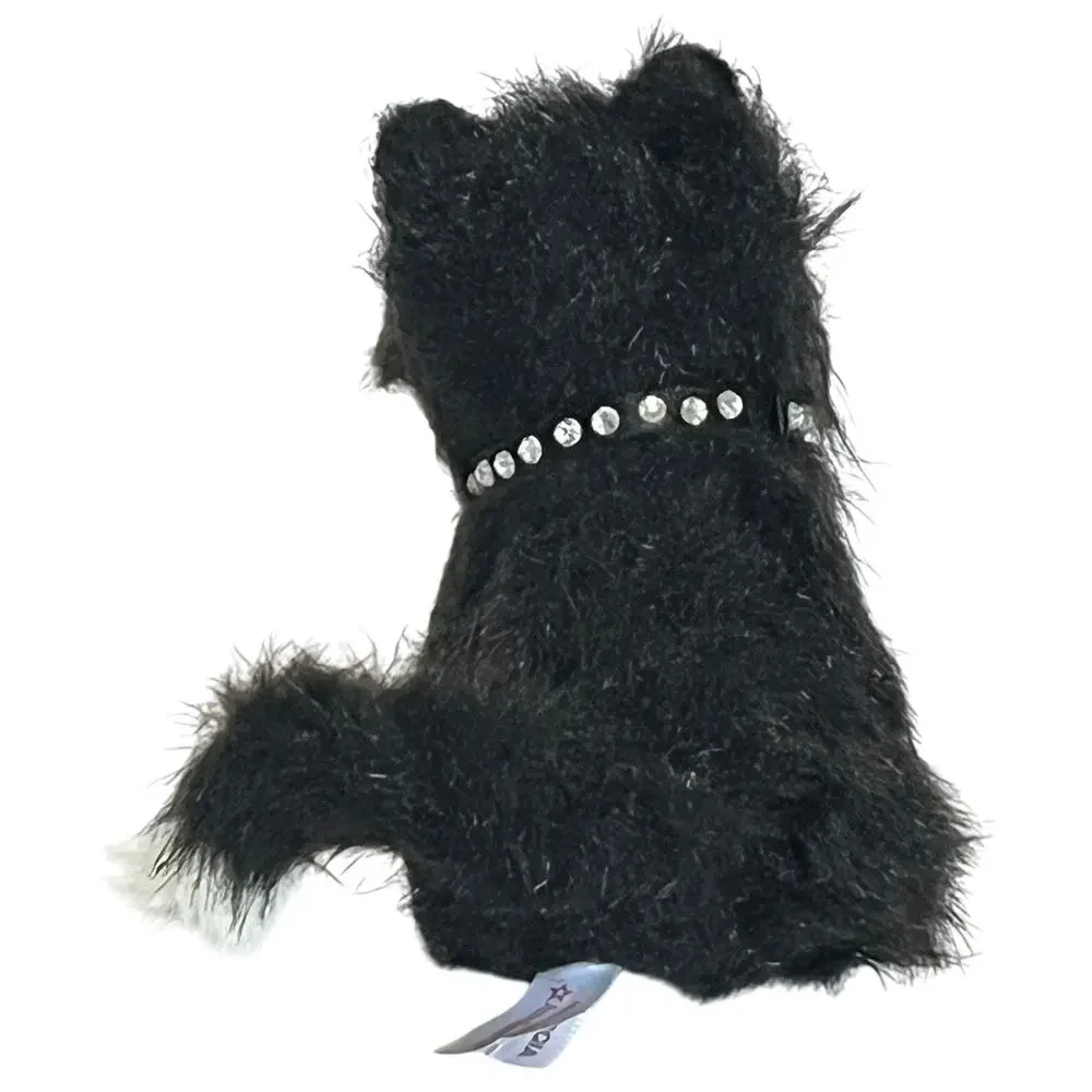 American Girl Doll Black Sitting Kitty Cat Plush Small Size